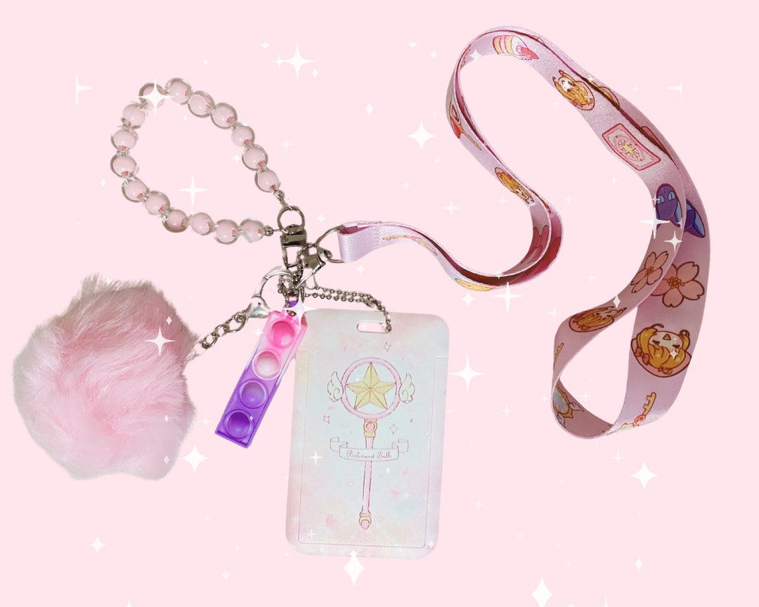 Fidget and Sensory Lanyard Kawaii Anime Sailor Moon Themed for