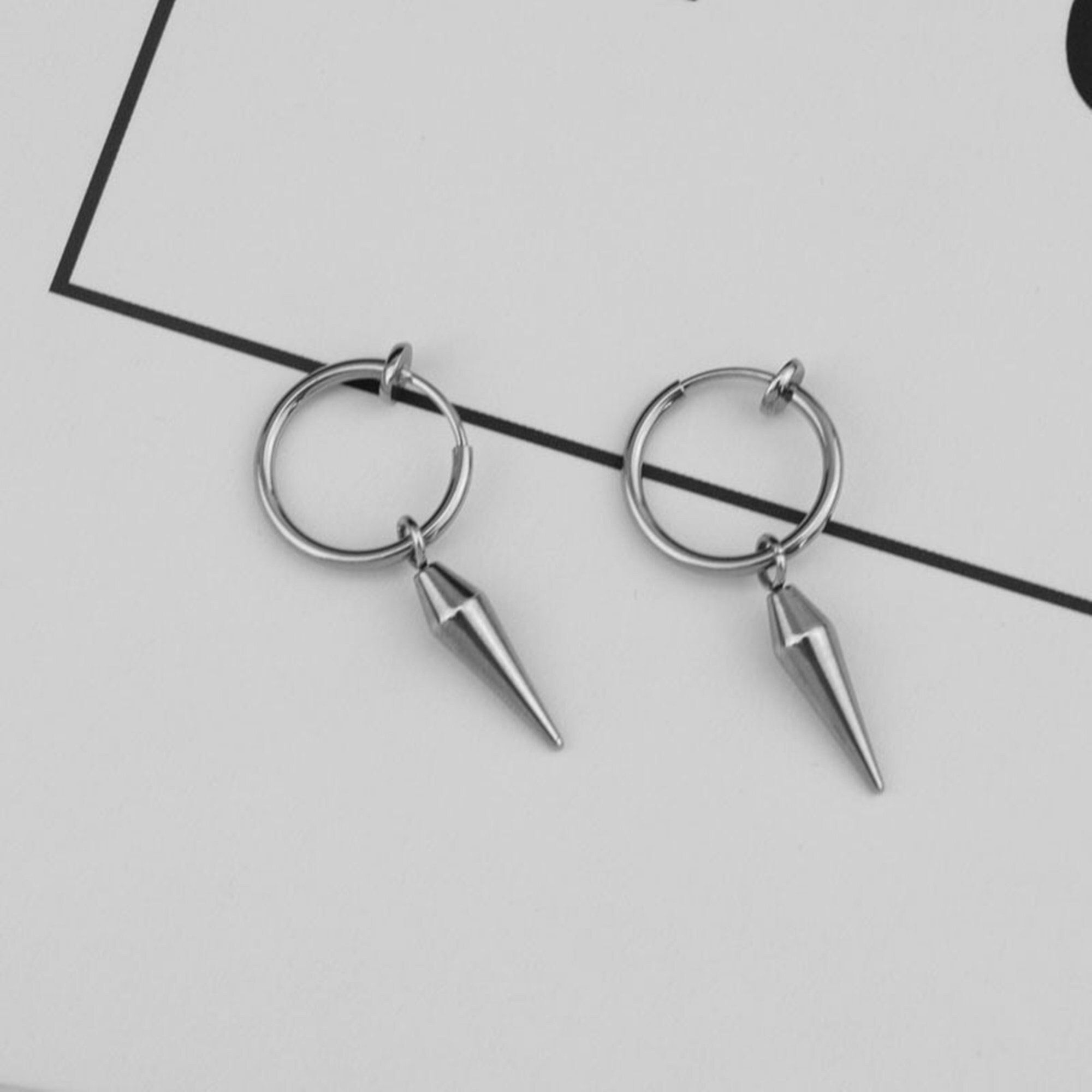 Anime Character Silver Earring Anime Dangle Drop Earrings Etsy