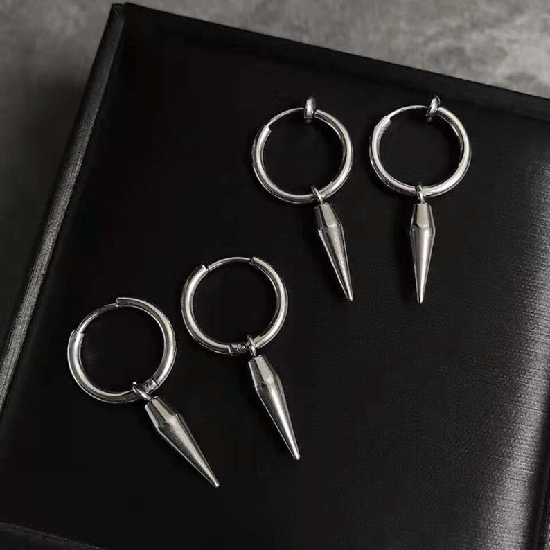 Anime Character Silver Earring Anime Dangle Drop Earrings Etsy