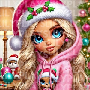 Christmas Cartoon Doll