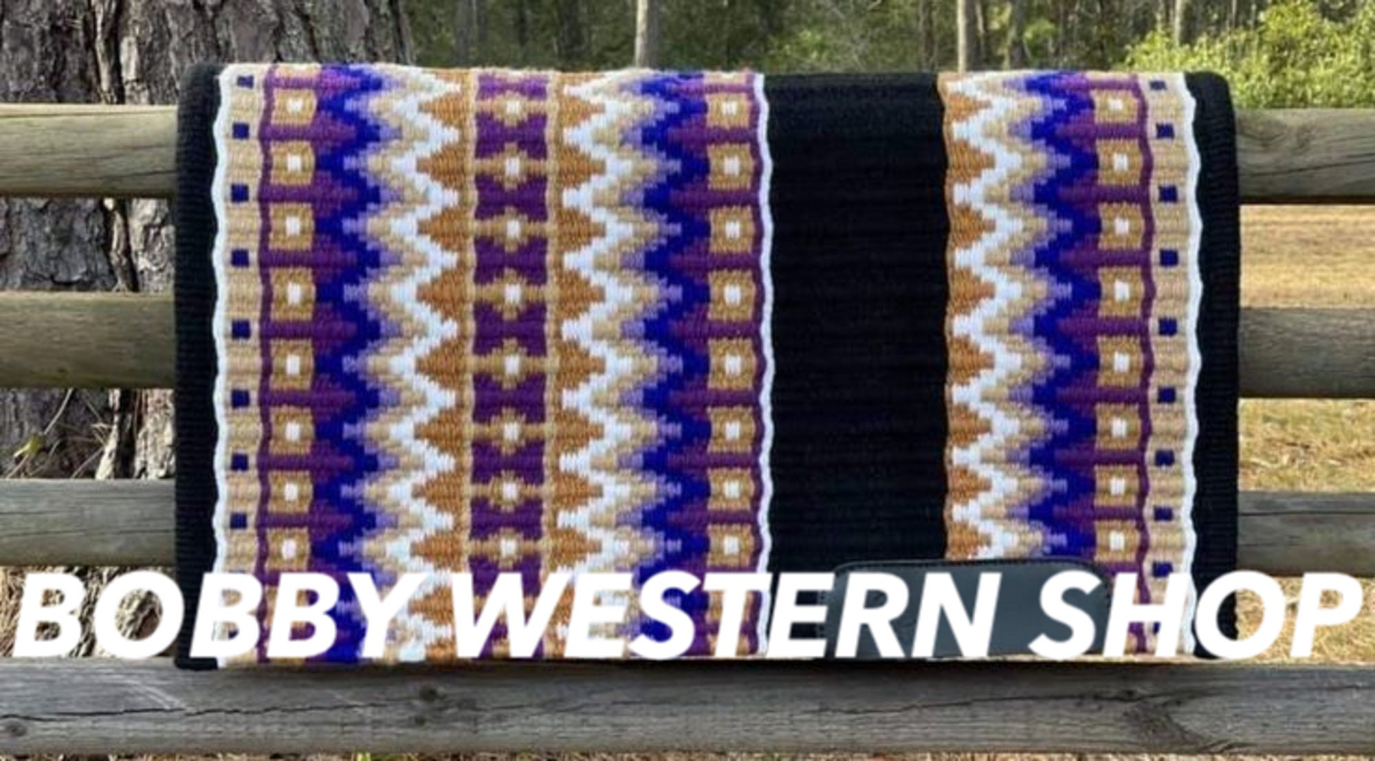 Hot Selling Multicolor Western Saddle Pad Made of 100% Genuine New Zealand Wool Navajo Saddle Pad