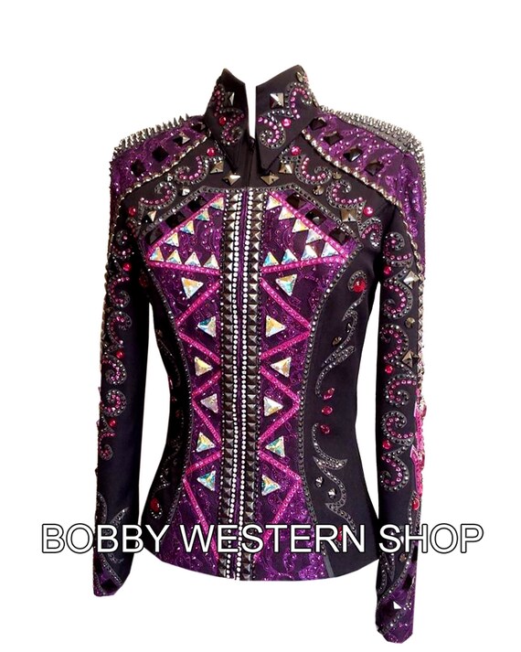 Burgundy riding jacket shop
