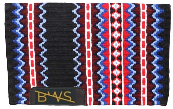 Tapis De Selle Western 100% Laine Nouvelle-Zélande - Couverture Cheval, Neuf