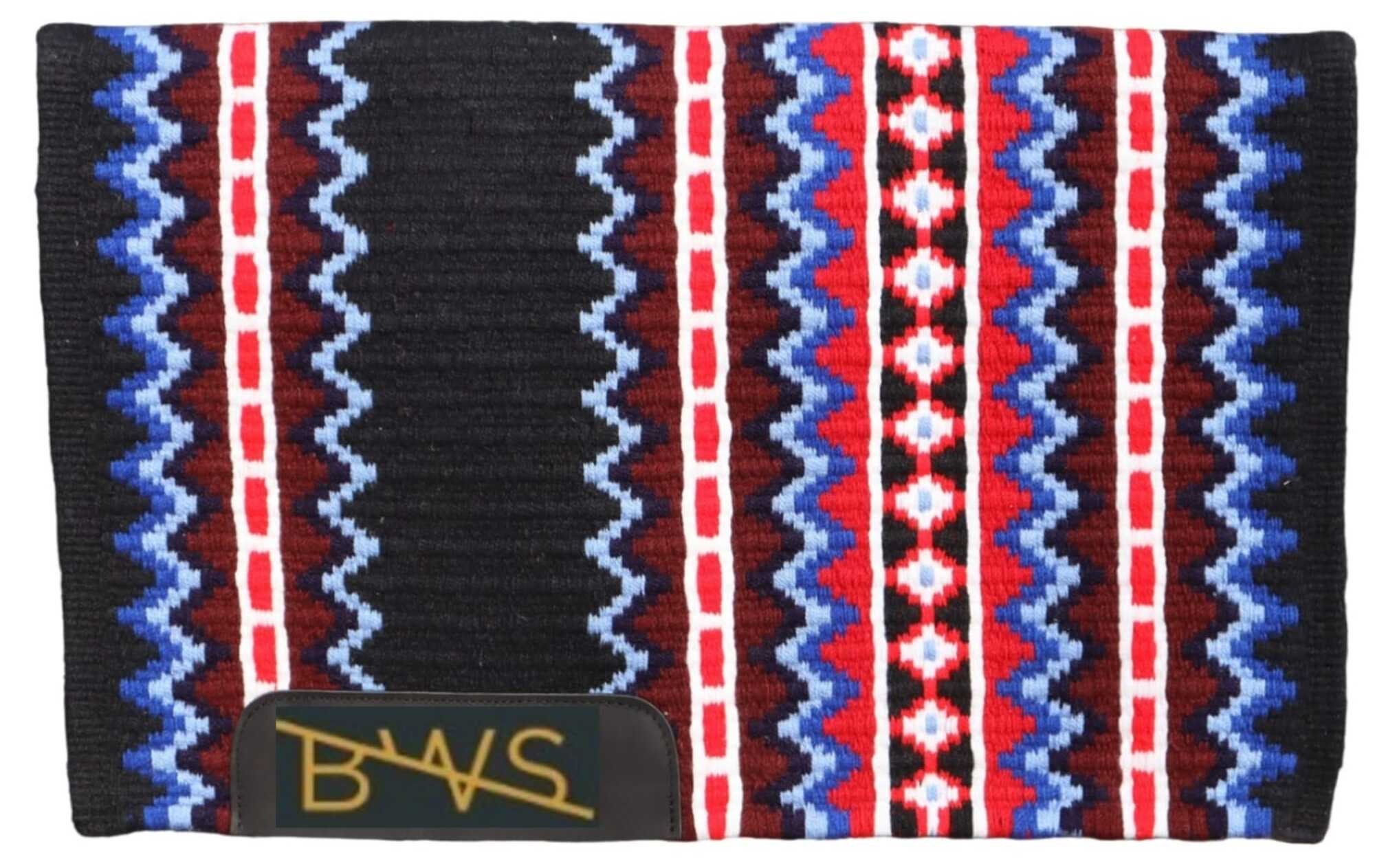 Tapis de luxe bleu dégradé en laine de Nouvelle-Zélande tufté main par