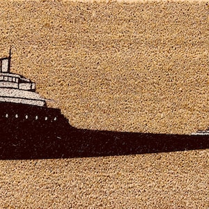 Freighter, Doormat, Great Lakes Freighter,