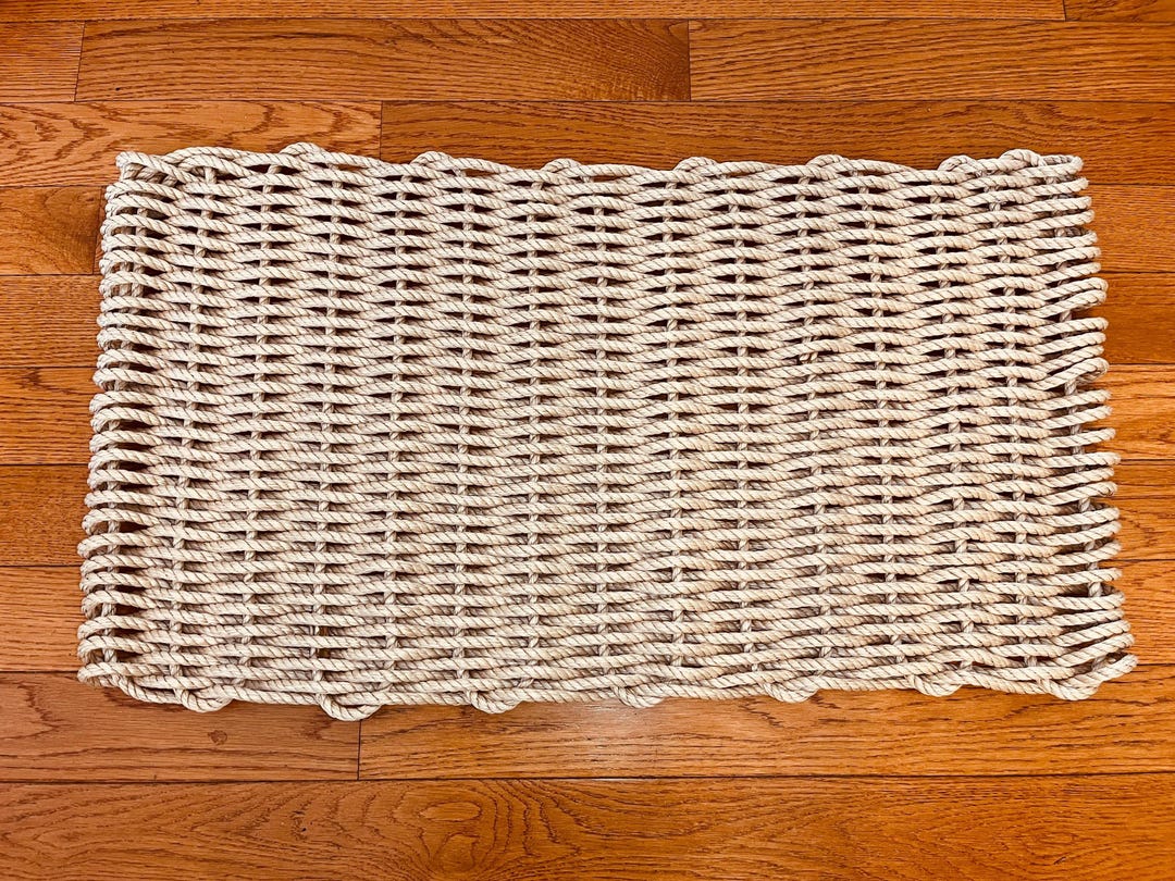Nylon Rope Rug Handcrafted Rope Rug - Etsy