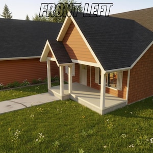 Traditional House Plan | 3 Bedroom 4 Bathroom | Traditional Floor Concept | Instant Download image 10