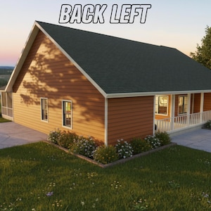 Traditional House Plan | 3 Bedroom 4 Bathroom | Traditional Floor Concept | Instant Download image 9