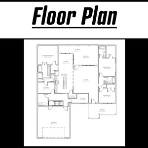 Traditional House Plan | 3 Bedroom 4 Bathroom | Traditional Floor Concept | Instant Download image 4