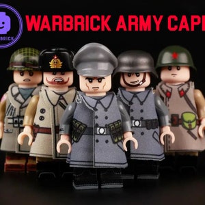 Soldat Américain WW2 avec arme, compatible Lego, neuf, faites des lots 5  soldats pour 20€