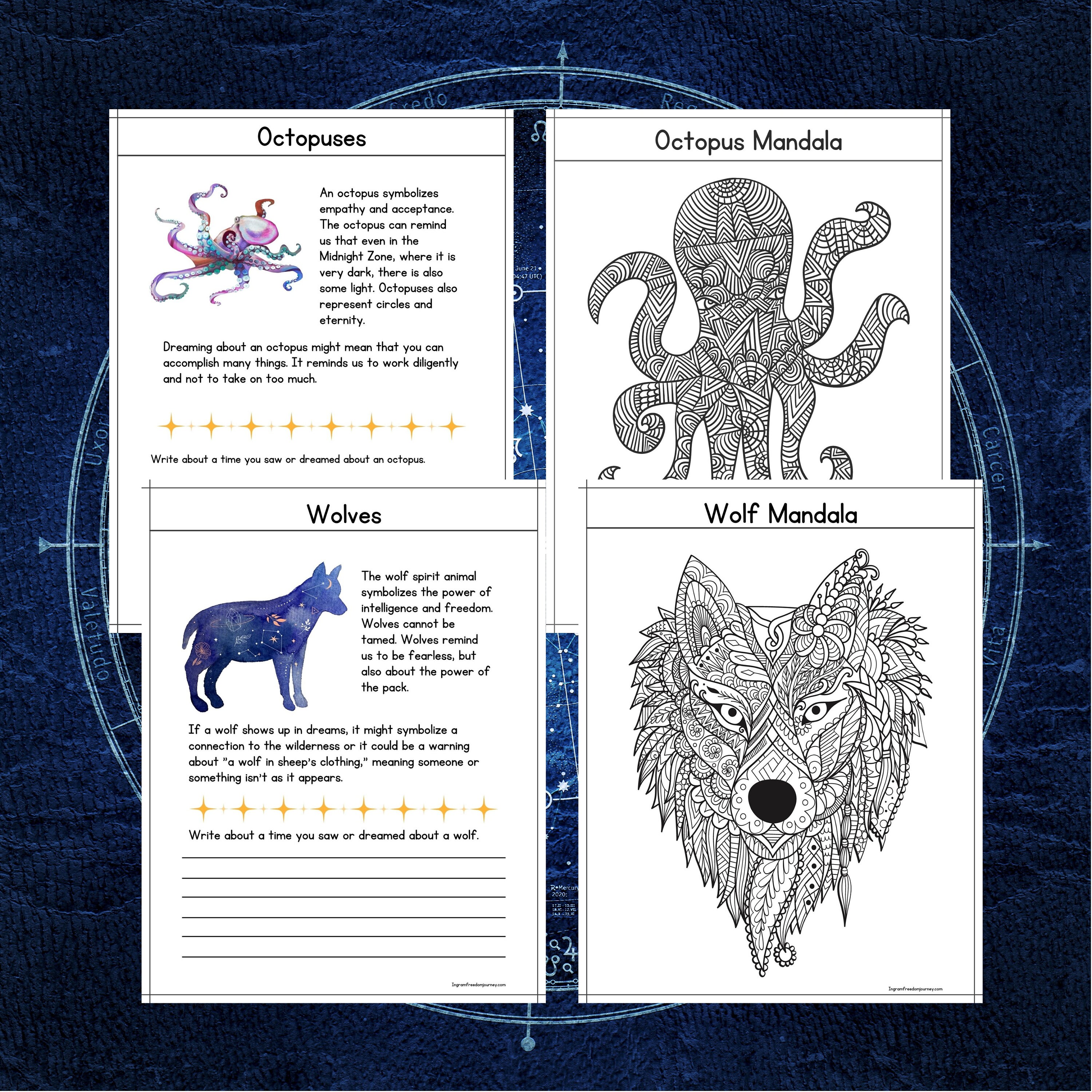 Pagan PDF 50 Pages Digital Downloads Worksheets Wheel of the Year ...