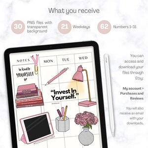 GIRL BOSS Digital Stickers for Goodnotes, Noteshelf, Notability, Xodo ...