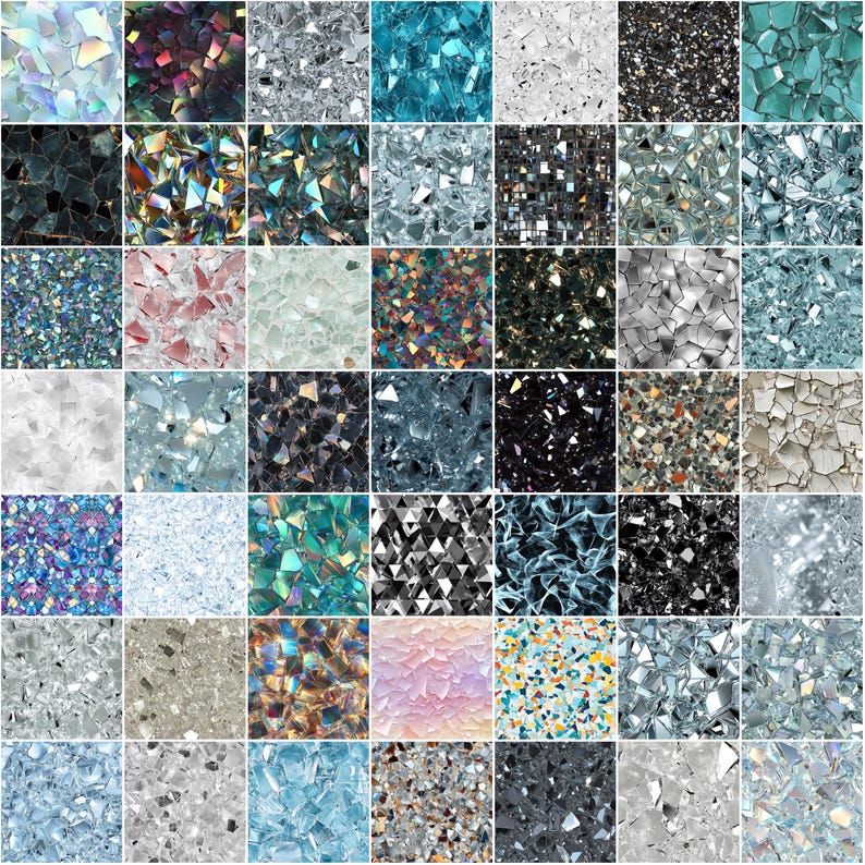 100+ Glass Chip Procreate Textures, Brushes for Procreate, Instant ...