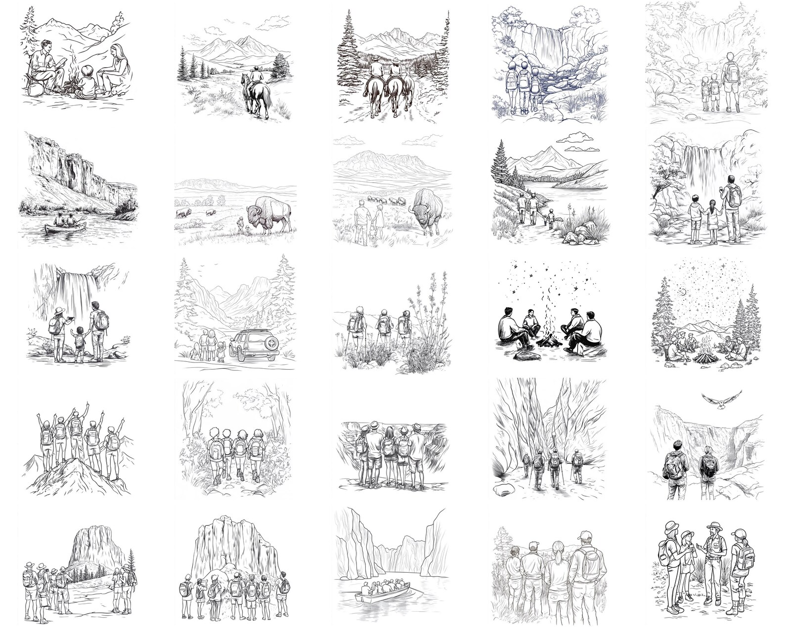100+ National Parks Procreate Stamps, Brushes for Procreate, Instant ...