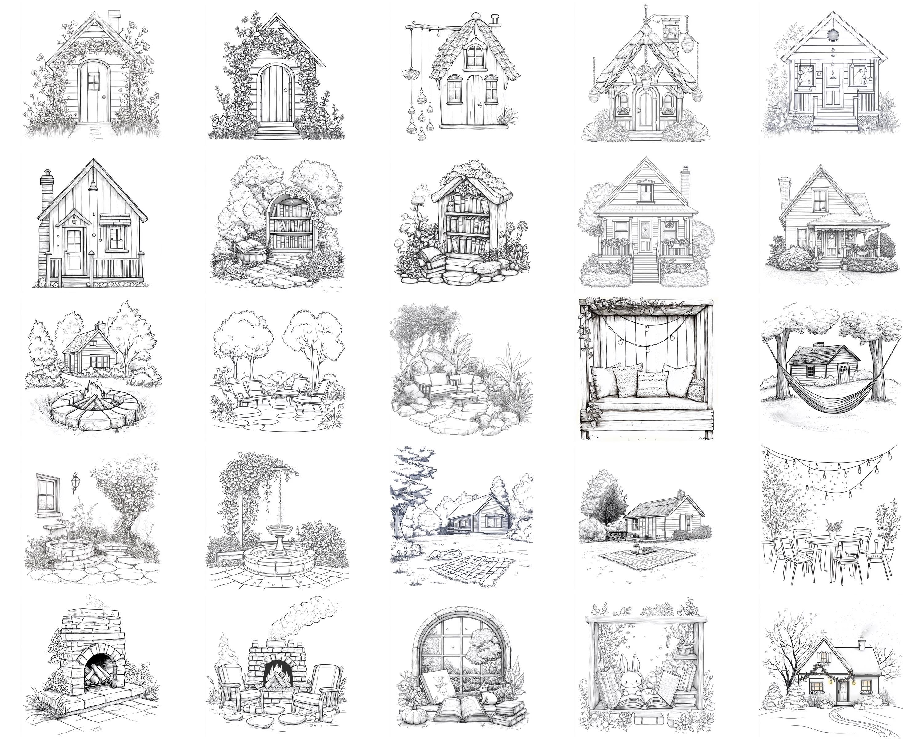 100+ Fairy Tale Cottage Procreate Stamps, Brushes for Procreate ...