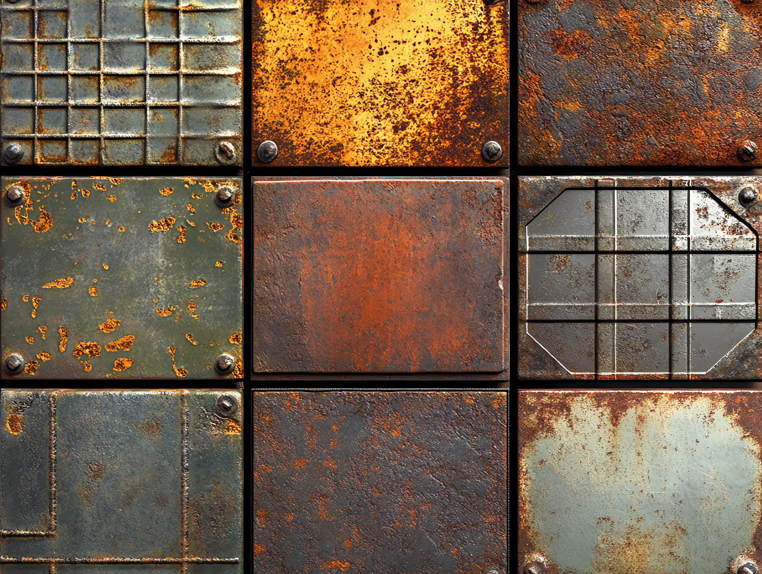 Texture Ran Ri 100+ Steampunk Grunge Procreate Textures, Brushes for Procreate ...