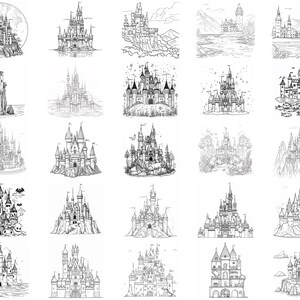 100+ Mystical Castle Procreate Stamps, Brushes for Procreate, Instant ...