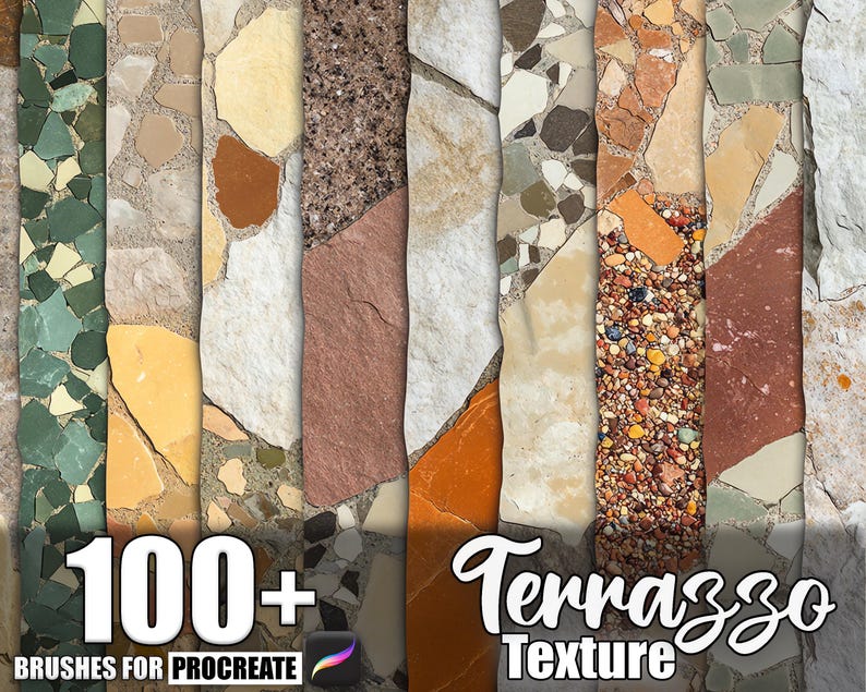 100+ Terrazzo Pattern Procreate Textures, Brushes for Procreate ...