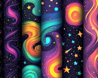 Stardust Whirl 100+ Procreate Textures, Brushes for Procreate, Instant Digital Download