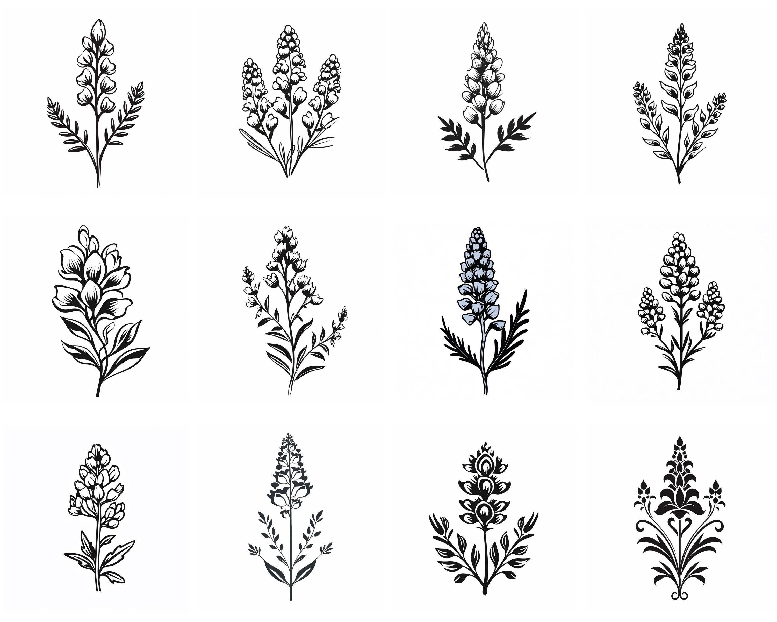 Blue Bonnet SVG Bundle, Set of 100, Instant Digital Download, Png, Svg ...