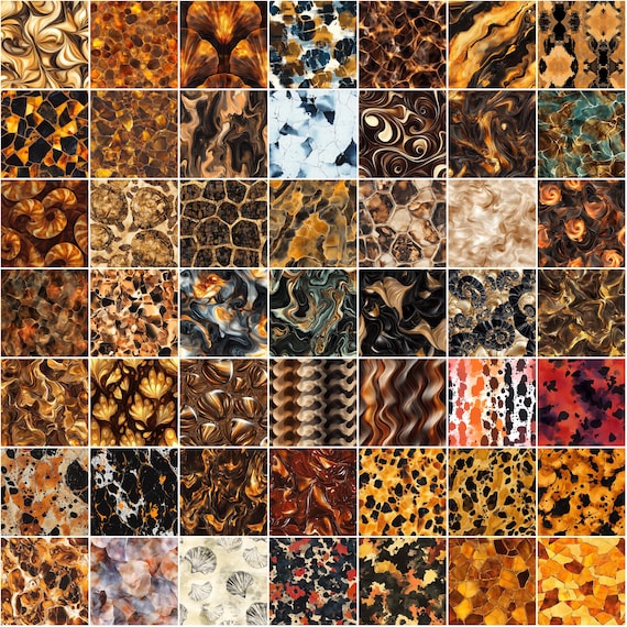 100+ Tortoiseshell Pattern Procreate Textures, Brushes for
