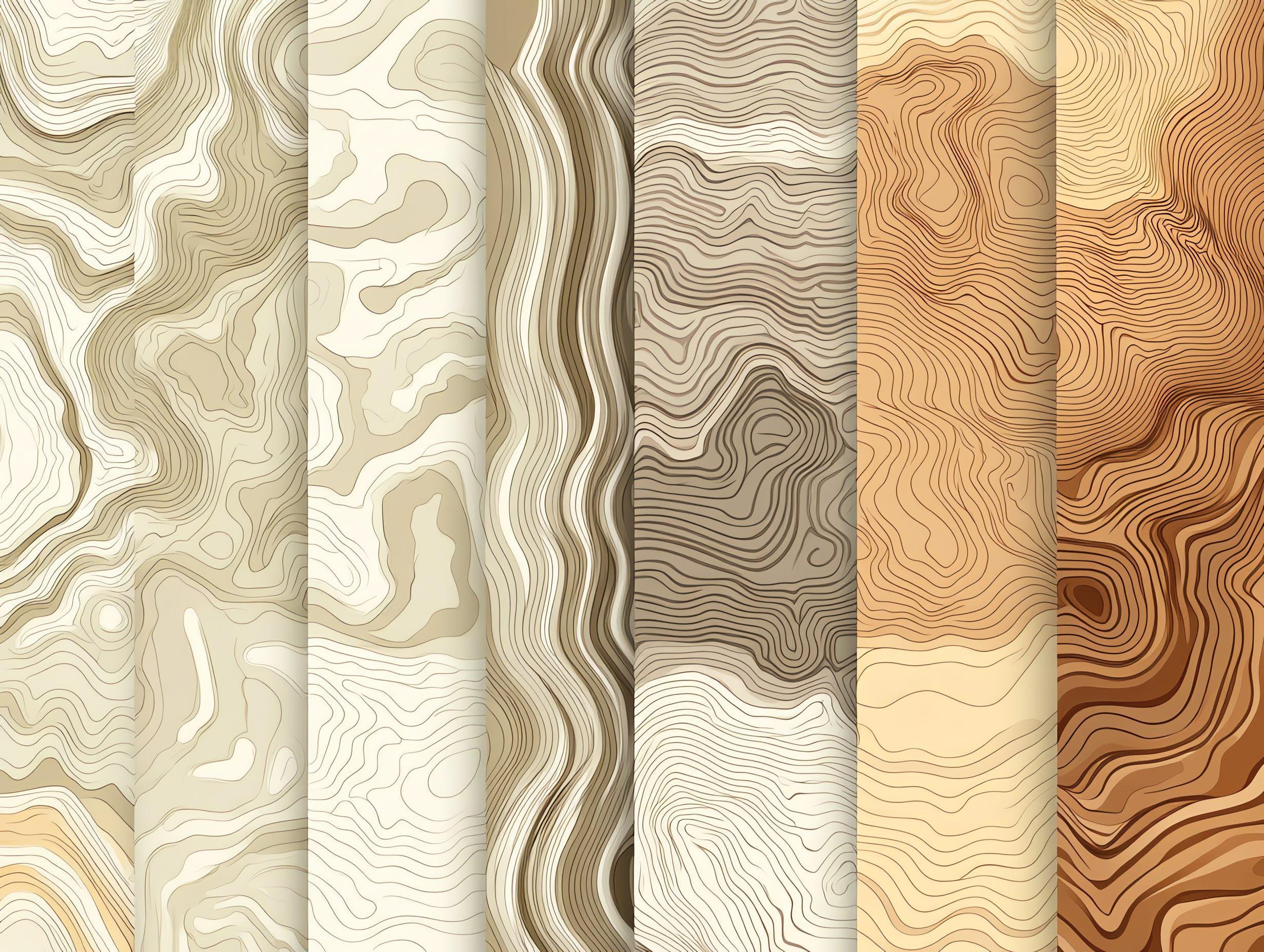 100+ Wavy Lines Pattern Procreate Textures, Brushes for Procreate ...