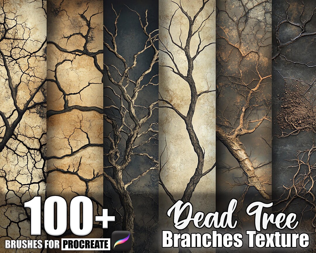 100+ Dead Tree Branches Procreate Textures, Brushes for Procreate ...