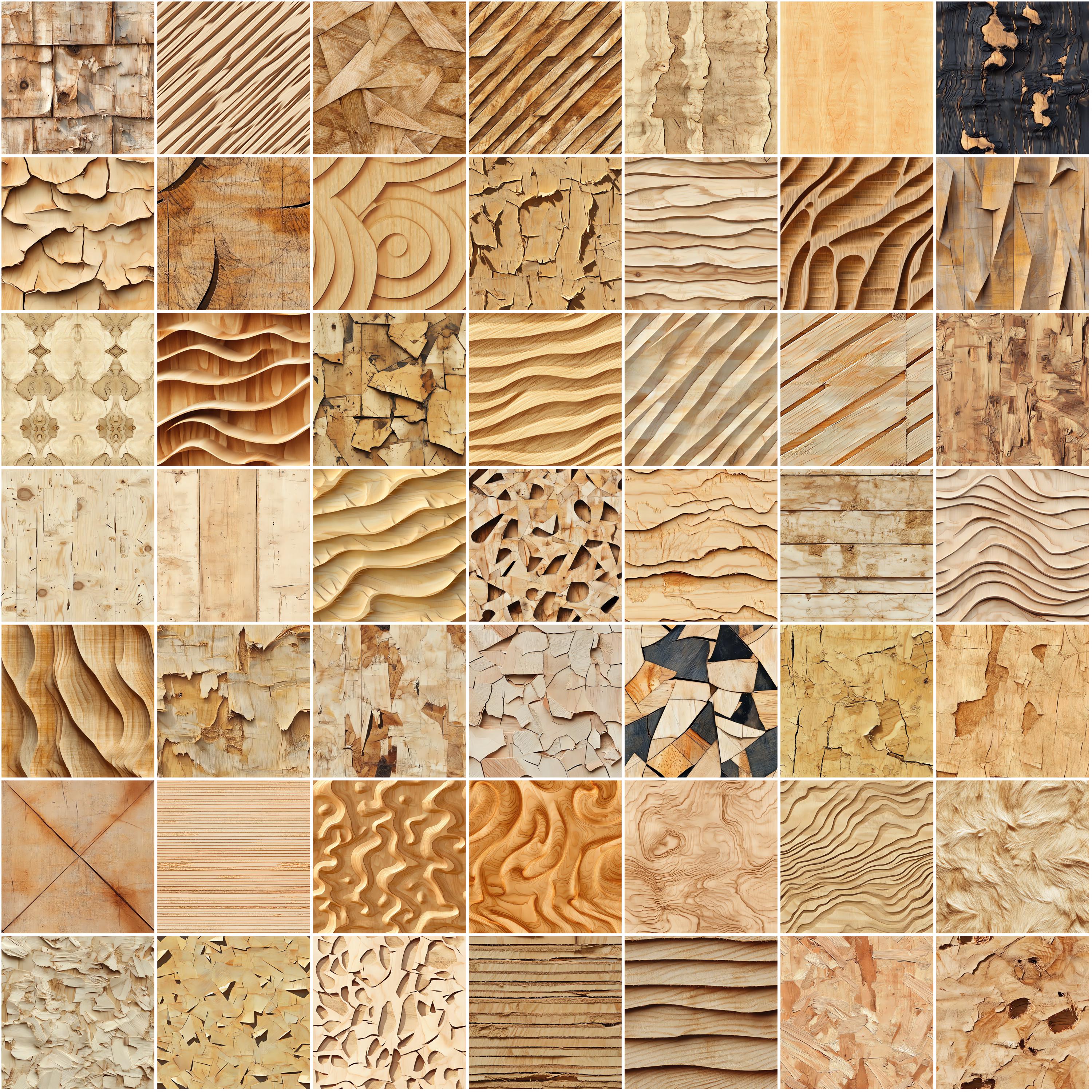 100+ Plywood Cut Procreate Textures, Brushes for Procreate, Instant ...
