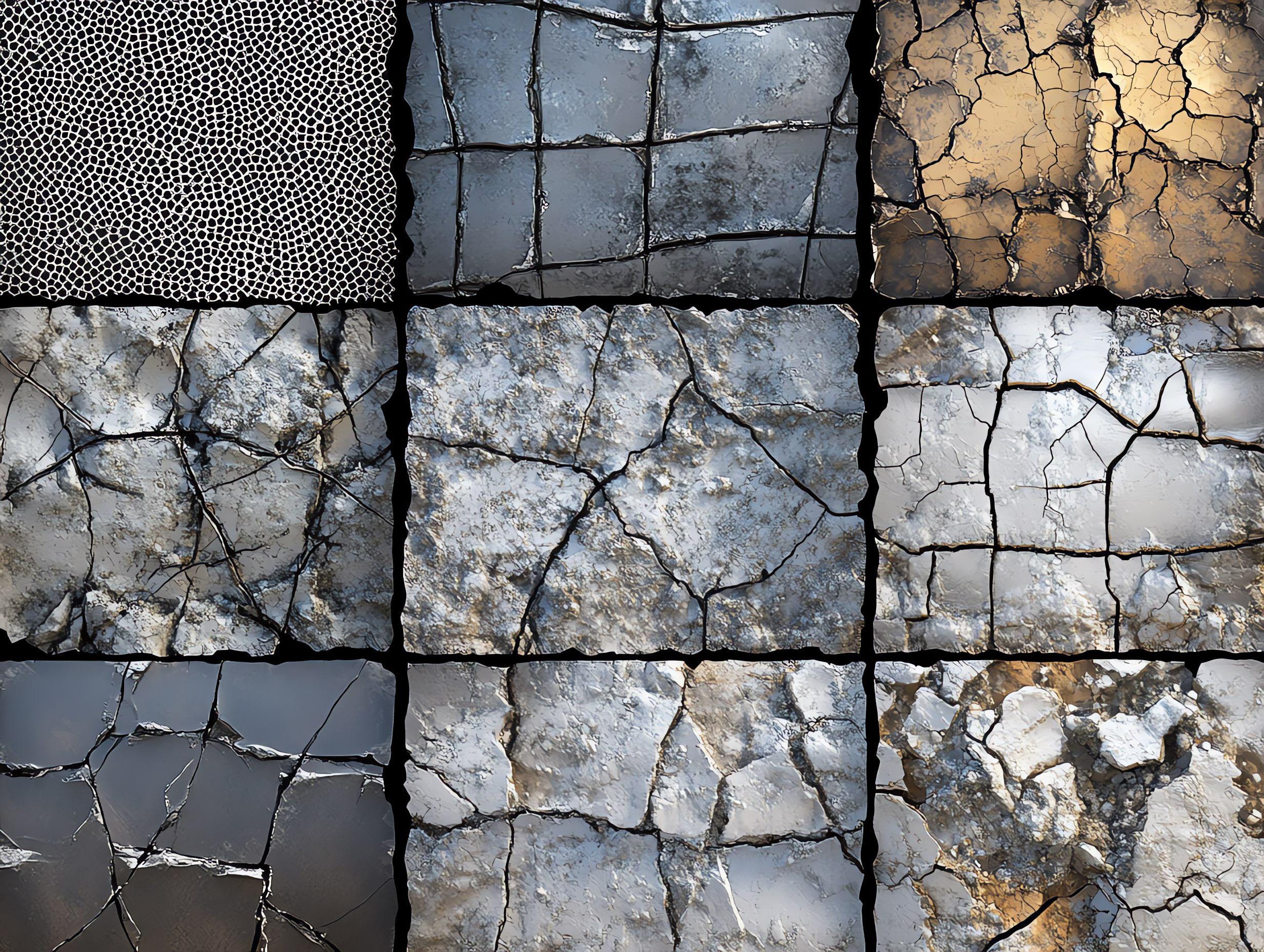 100+ Torn Mesh Procreate Textures, Brushes for Procreate, Instant ...
