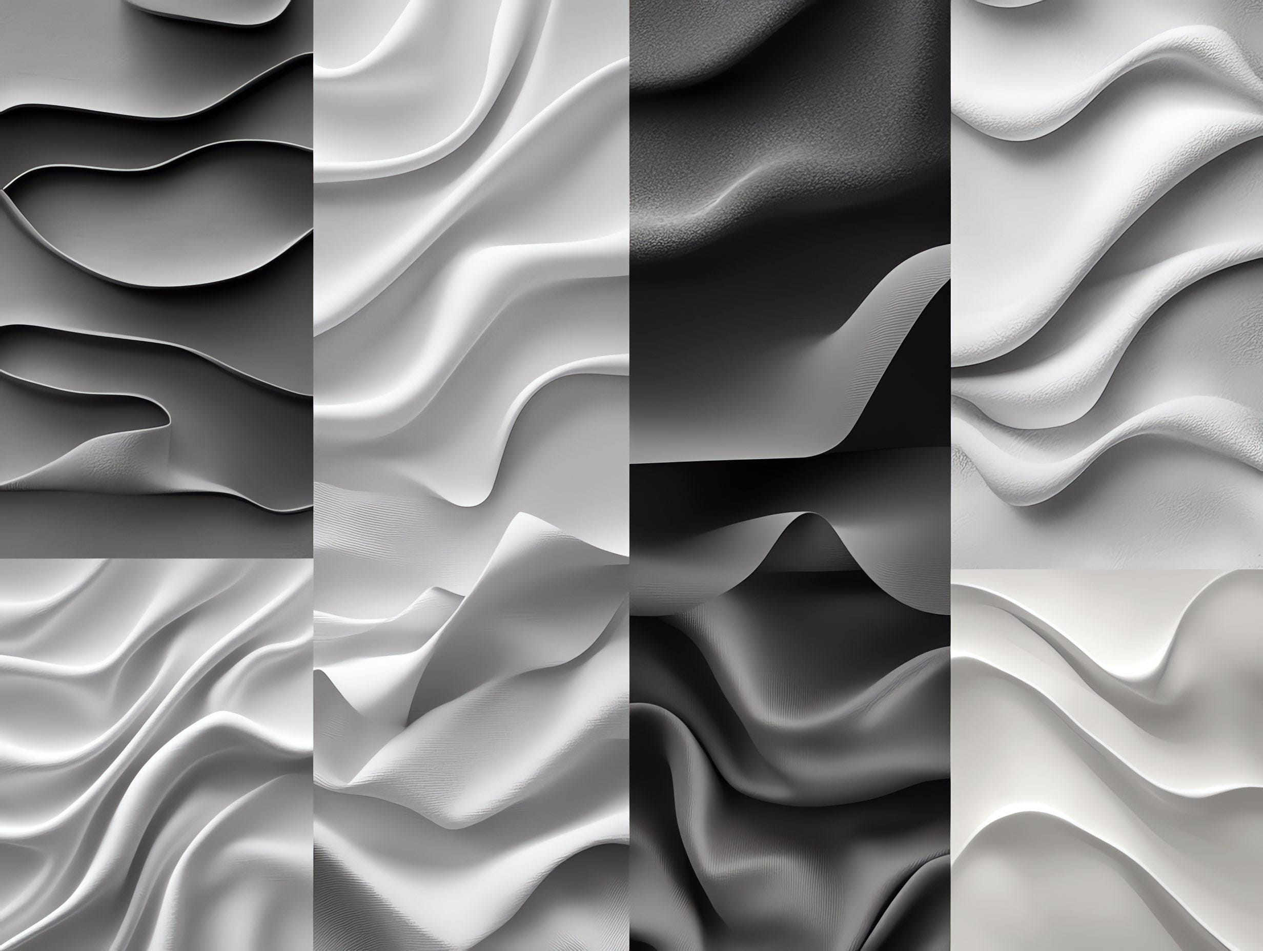 100+ Geometric Waves Procreate Textures, Brushes for Procreate, Instant ...