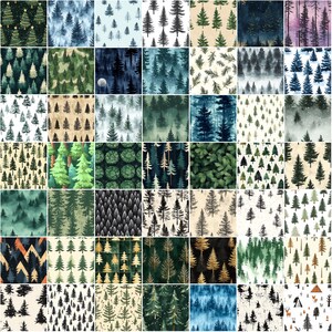 100+ Pine Tree Forest Procreate Textures, Brushes for Procreate ...