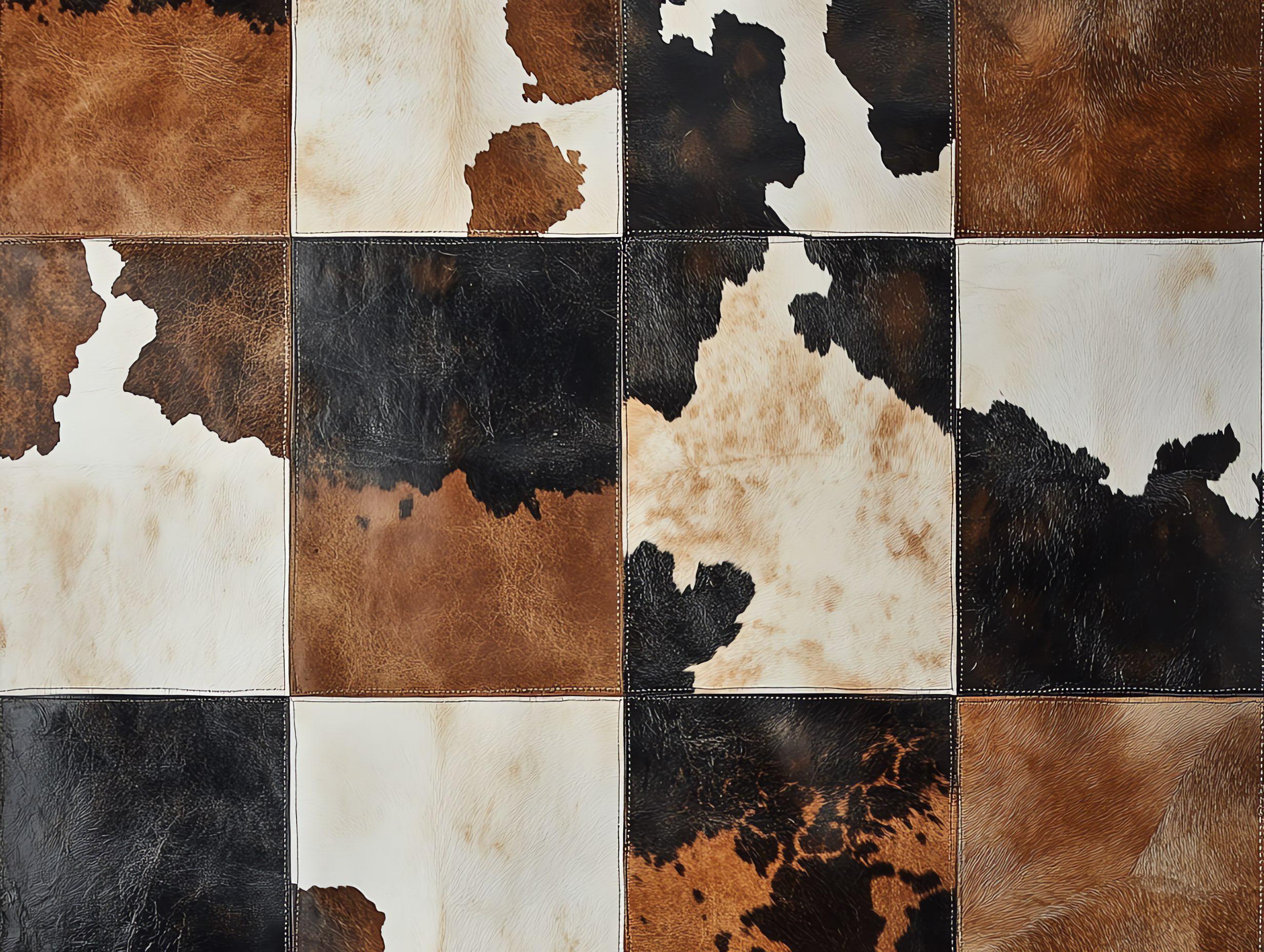 100+ Cowhide Patches Procreate Textures, Brushes for Procreate, Instant ...