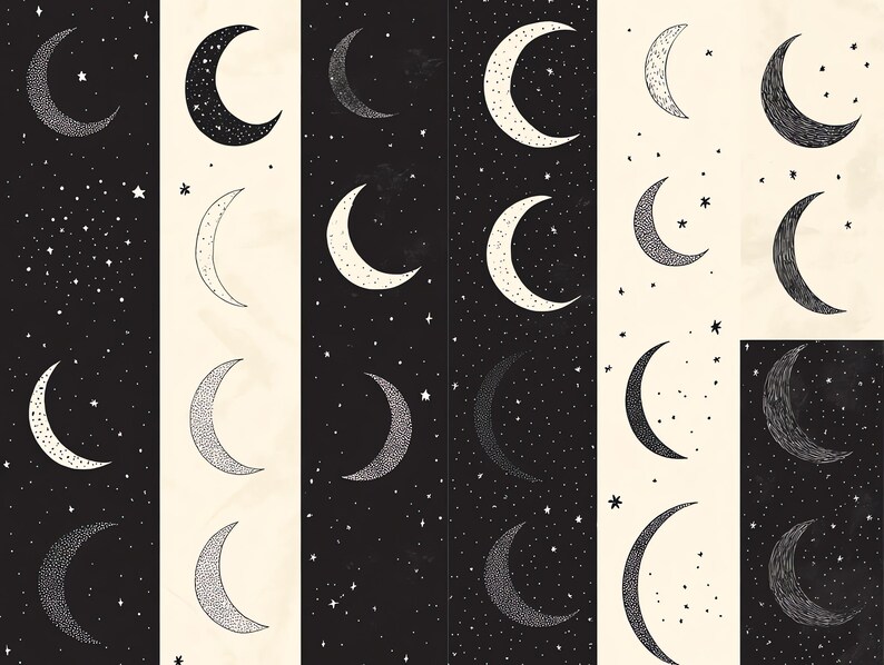100+ Stars Texture Procreate Textures, Brushes for Procreate, Instant ...