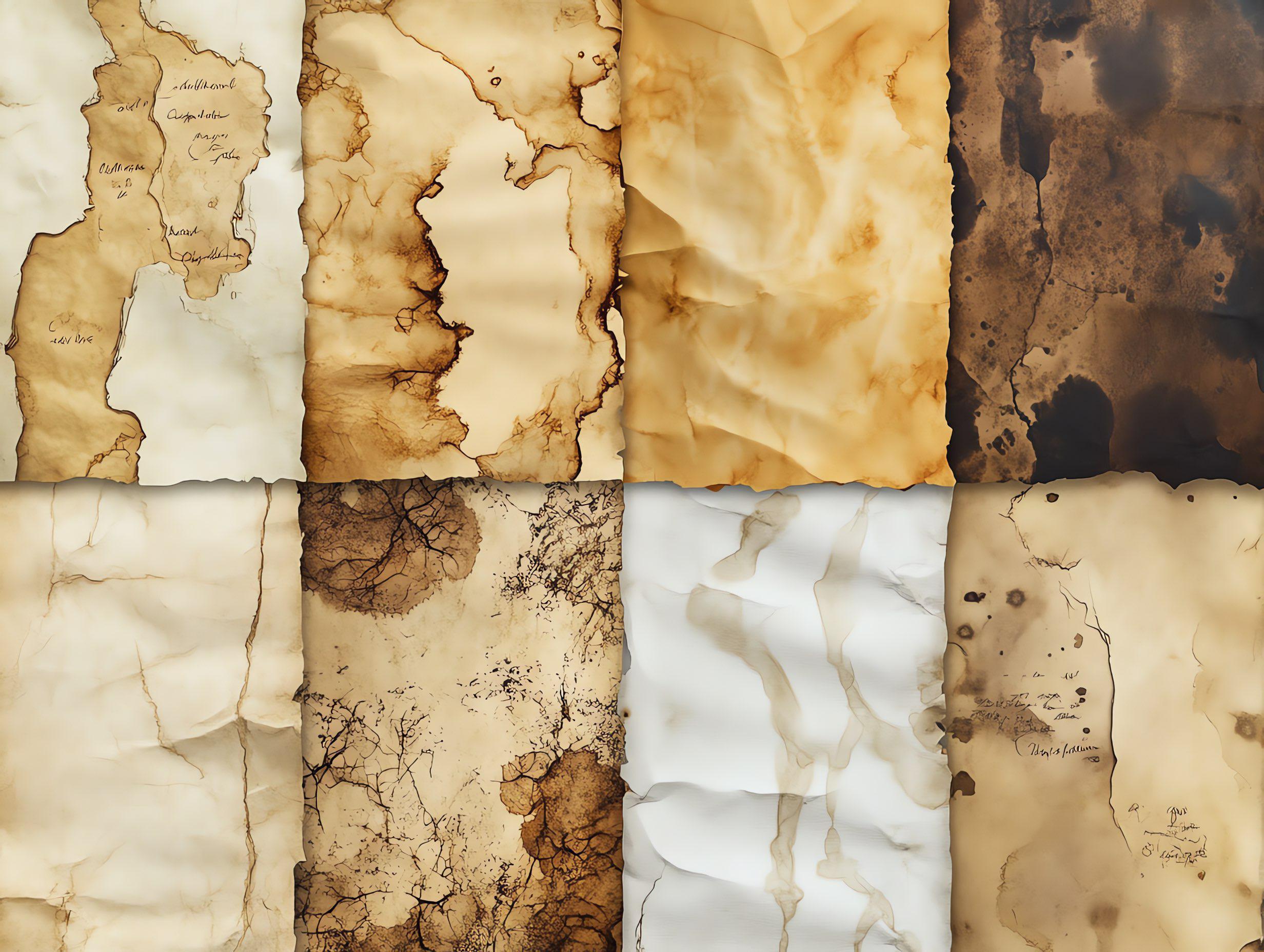 100+ Old Paper Grain Procreate Textures, Brushes for Procreate, Instant ...