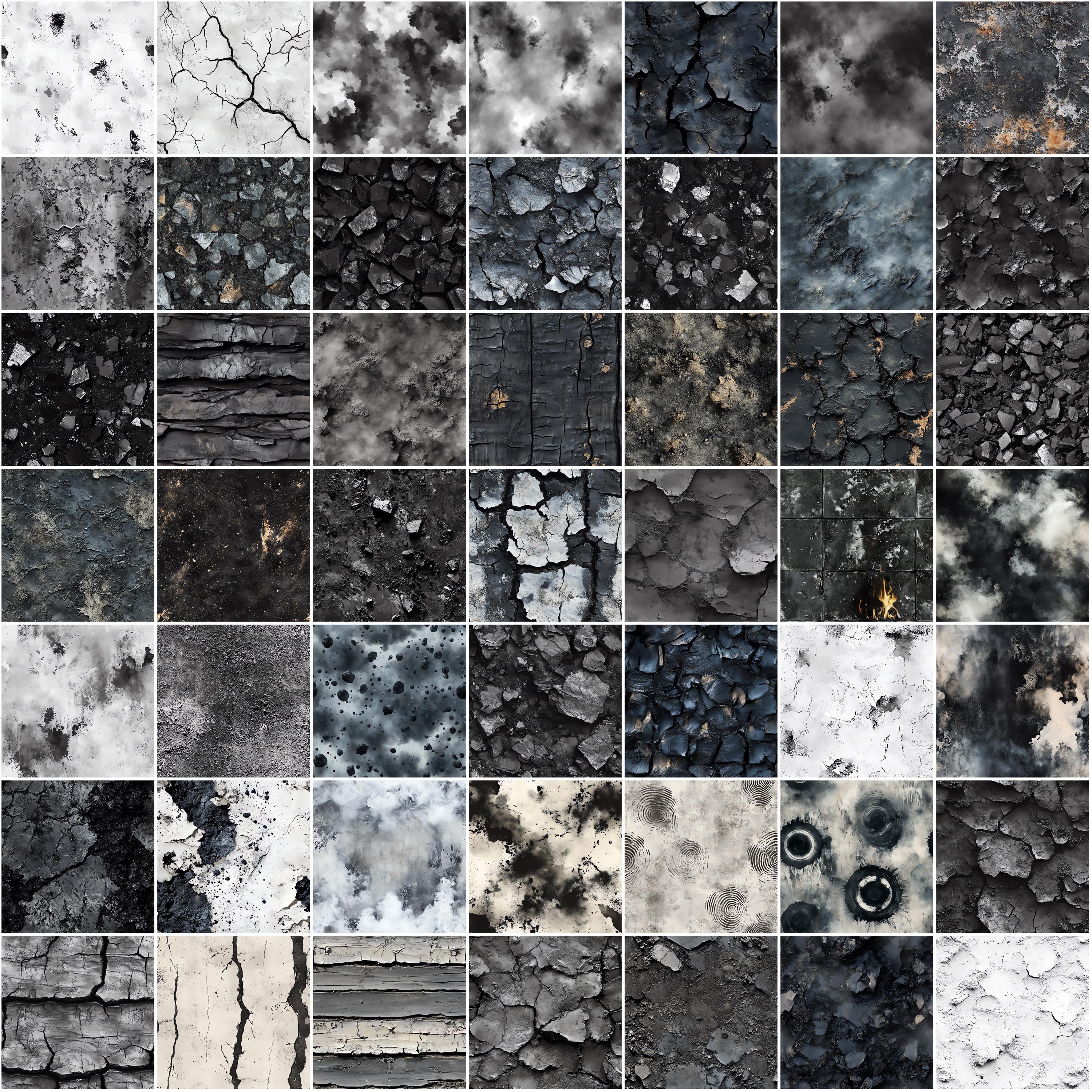 Soot & Ash Texture 100+ Procreate Textures, Brushes for Procreate ...