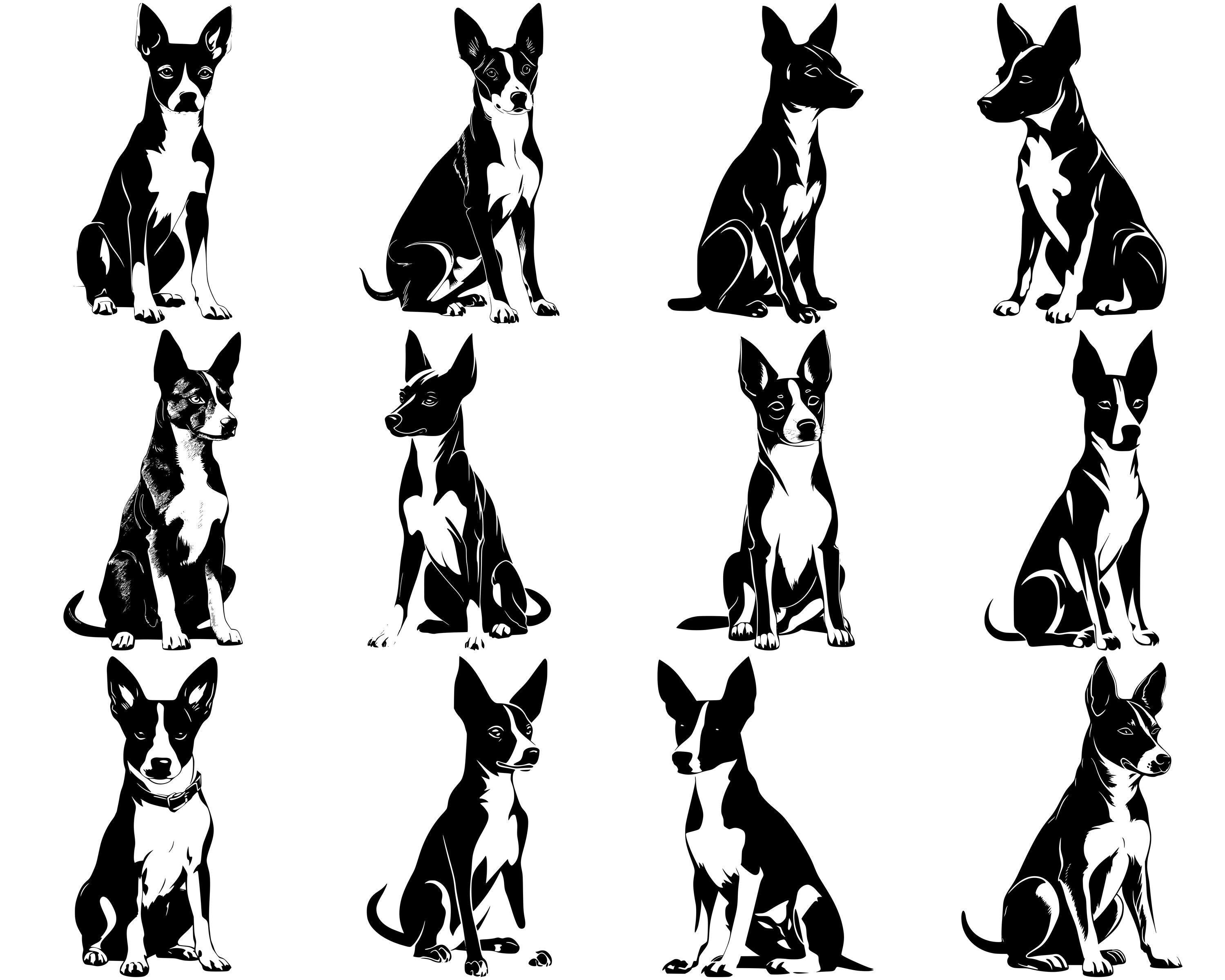 Basenji SVG Bundle, Set of 100, Instant Digital Download, Png, Svg, Eps ...