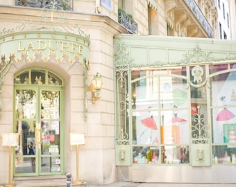 Paris Photography - Laduree, Paris kitchen art, French home decor Paris cafe, Living room art, Paris print, Large Wall Art, Fine Art Print