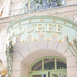 Paris Photography - Laduree, Paris kitchen art, French home decor Paris cafe, Living room art, Paris print, Large Wall Art, Fine Art Print