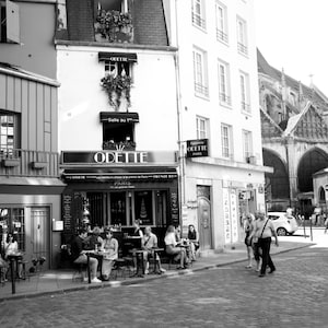 Paris Fotografie - Patisserie in Paris, Küchenkunst, romantische französische Wohndeko, Paris Café, Paris Druck, Große Wandkunst, Fine Art Druck
