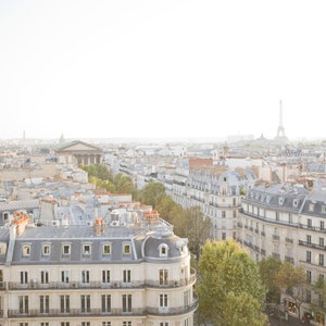 Paris Photography - Paris Rooftops, Paris Architecture, Eiffel Tower, french home decor, Gallery Wall Art, Fine Art Print