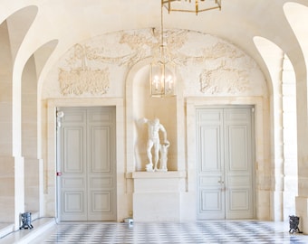 Paris Photography - Palace of Versailles, luxury, natural light, sculpture, French home decor, Living room art, Paris print, Paris Wall Art