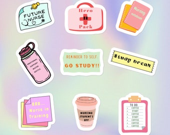 Pegatinas para estudiantes de enfermería