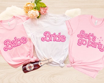 Malibu 90s Bachelorette Party Shirt, Come On Lets Go Party Shirt, Let&#39;s Go Party Shirts. 90s Bride Y2K theme, 90s Bachelorette Party Tshirt