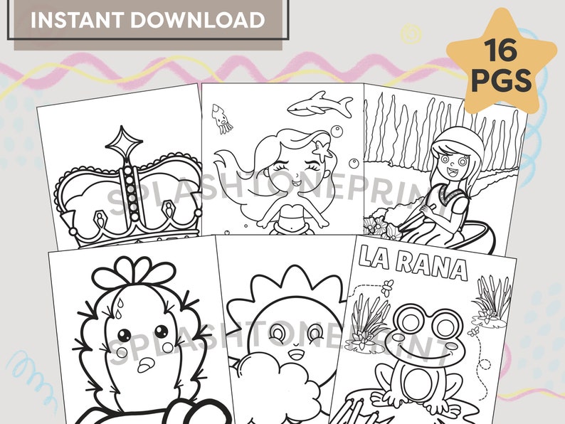 16 Loteria Coloring Pages Kids/toddlers Activity Pages Elementary