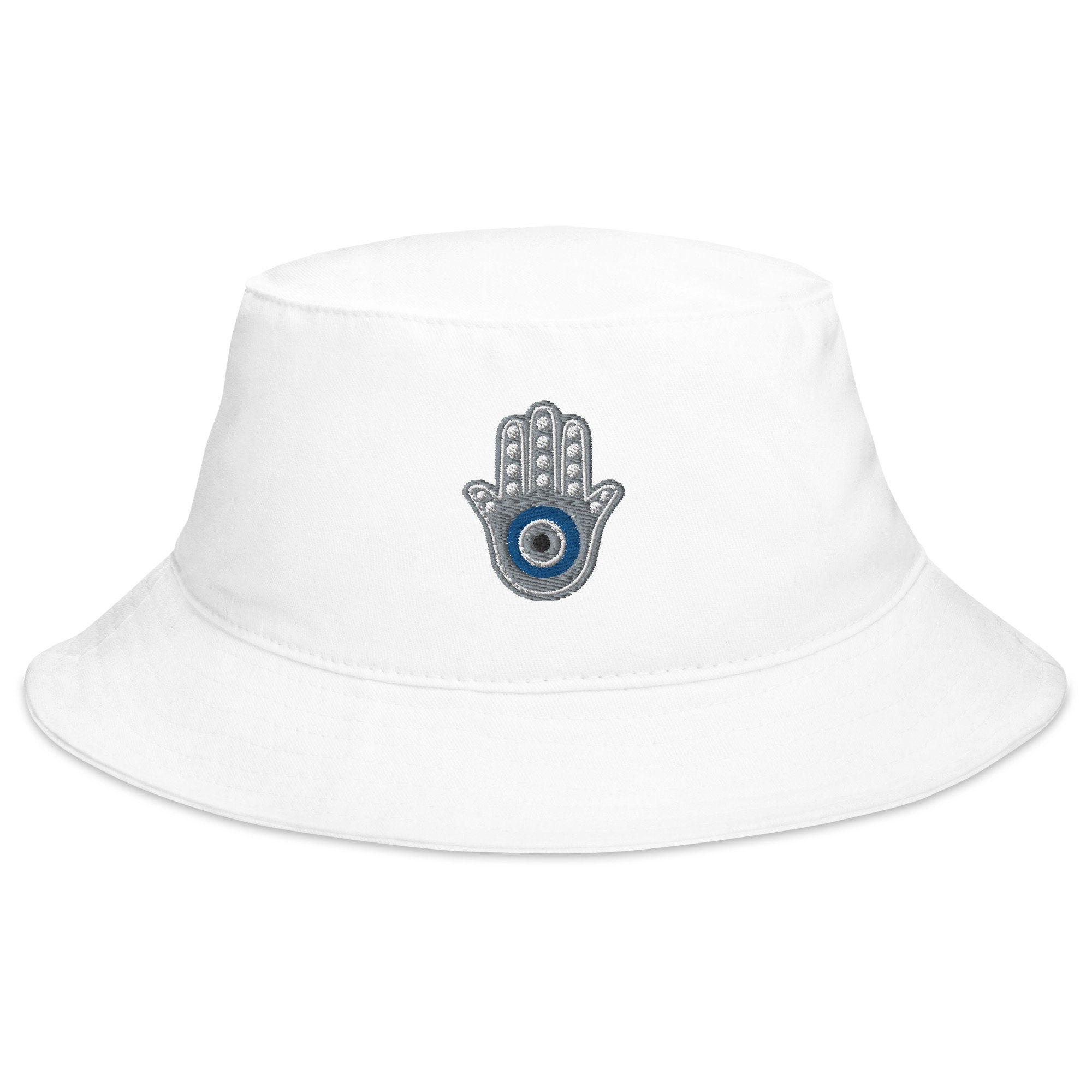 Embroidered Evil Eye Nazar Hamsa Bucket 