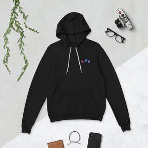 Embroidered Colorful Hamsa Evil Eye Nazar Unisex hoodie