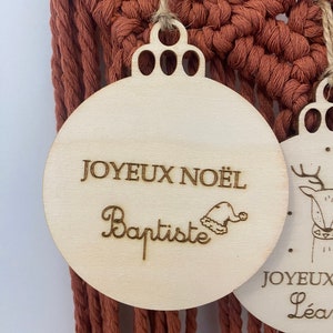 Boule de Noël personnalisée en bois image 6