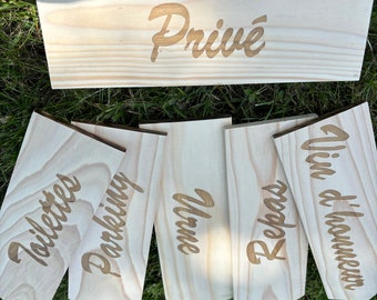 Letrero de madera personalizado para boda, bautizo o decoración, cartel de bienvenida.