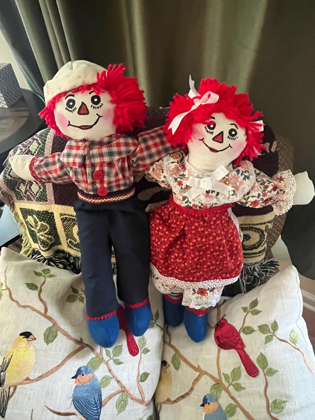 Thing And Ragged Handmade Dolls. Meet Mr. Ragged T. Andy and Ragged T. Anna! Heart ...