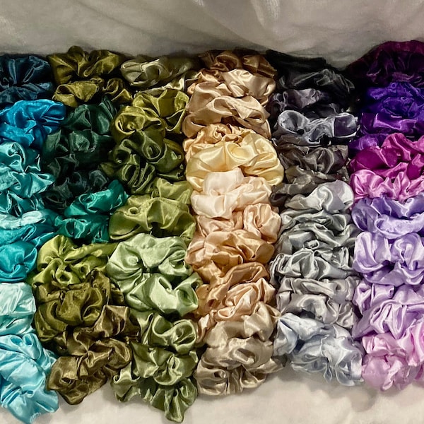 SILK Scrunchies- Build your own SCRUNCHIE PACK